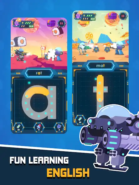 Play Dino Robot - English Tracing as an online game Dino Robot - English Tracing with UptoPlay