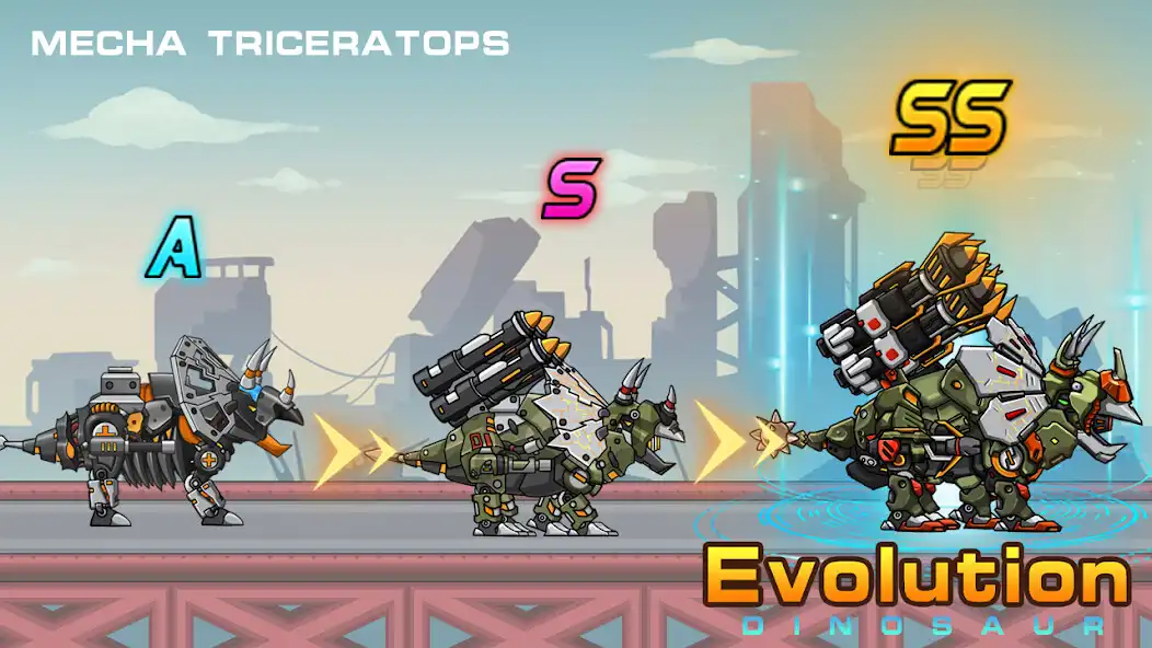 Play Dino Robot:The war of dinosaur as an online game Dino Robot:The war of dinosaur with UptoPlay
