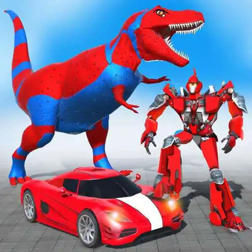 Play Dino Robot Transform Car Game APK