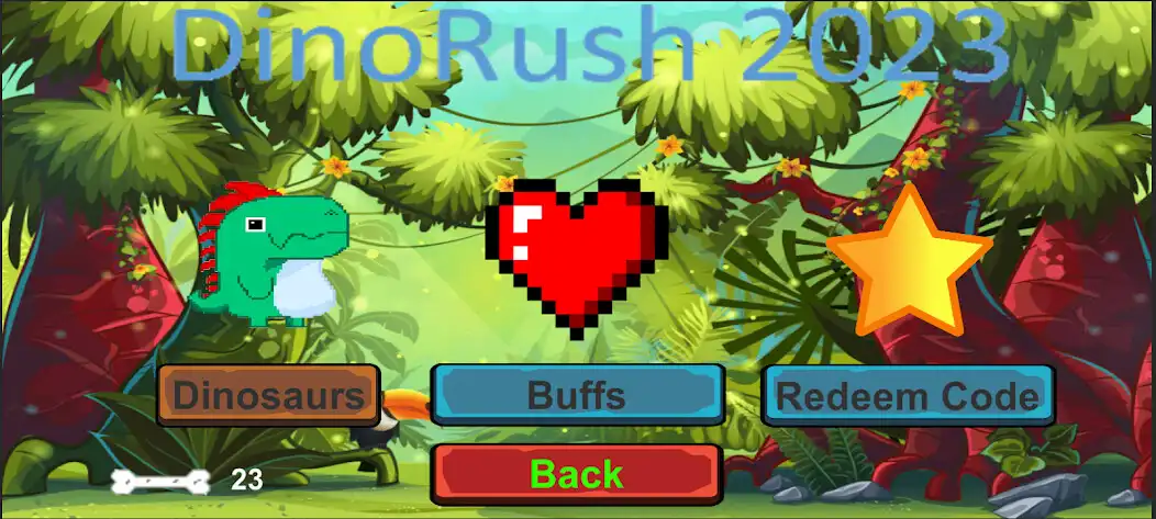 Play Dino Rush 2023 as an online game Dino Rush 2023 with UptoPlay