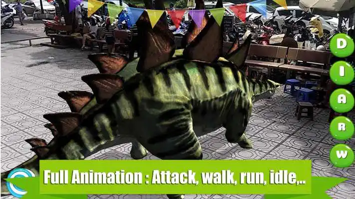 Play Dinosaur 4D Free AR (Low poly style)