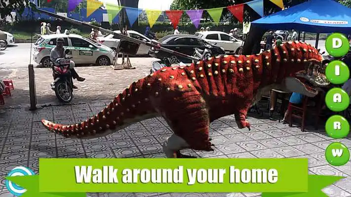 Play Dinosaur 4D Free AR (Low poly style)