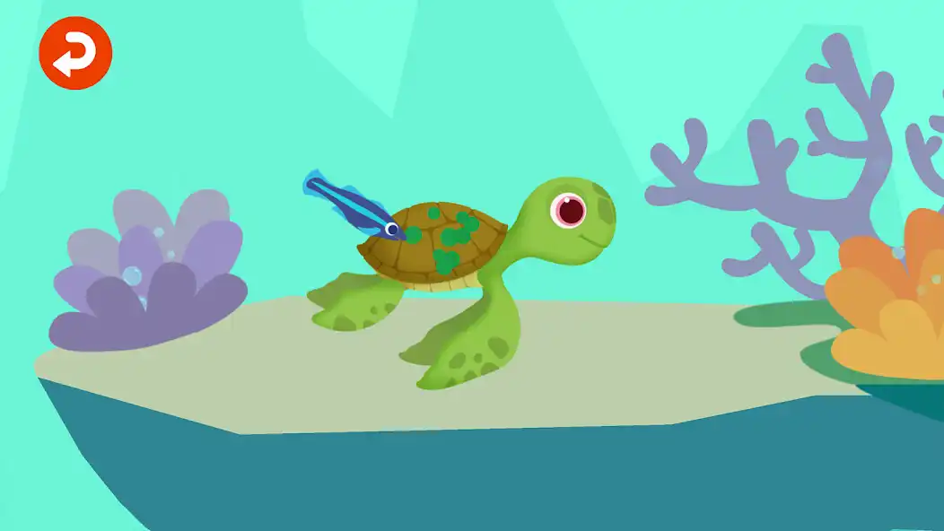 Play Dinosaur Aquarium: kids games as an online game Dinosaur Aquarium: kids games with UptoPlay