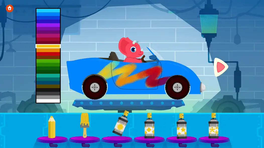 Play Dinosaur Car - Games for kids  and enjoy Dinosaur Car - Games for kids with UptoPlay