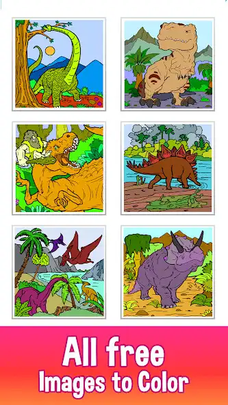 Play Dinosaur Color by Number - Animals Coloring Pages  and enjoy Dinosaur Color by Number - Animals Coloring Pages with UptoPlay