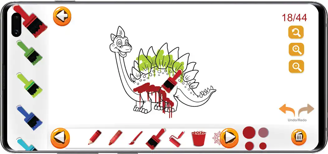 Play Dinosaur coloring books games  and enjoy Dinosaur coloring books games with UptoPlay