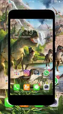 Play Dinosaur HD Wallpaper