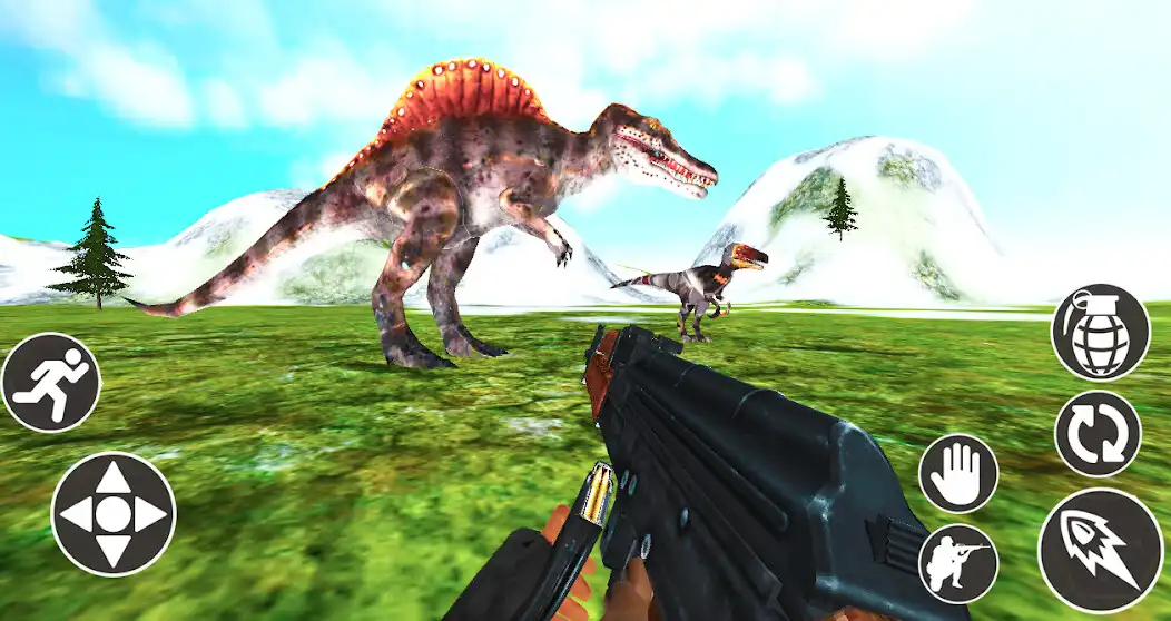 Play Dinosaur Hunt Challenge 2021: Safari Hunting as an online game Dinosaur Hunt Challenge 2021: Safari Hunting with UptoPlay