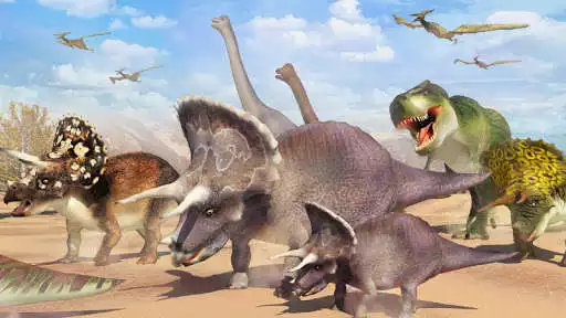 Play Dinosaur Hunter - Carnivores 3D as an online game Dinosaur Hunter - Carnivores 3D with UptoPlay
