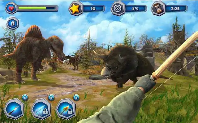 Play Dinosaur Hunter Safari Archer Free Hunting Game