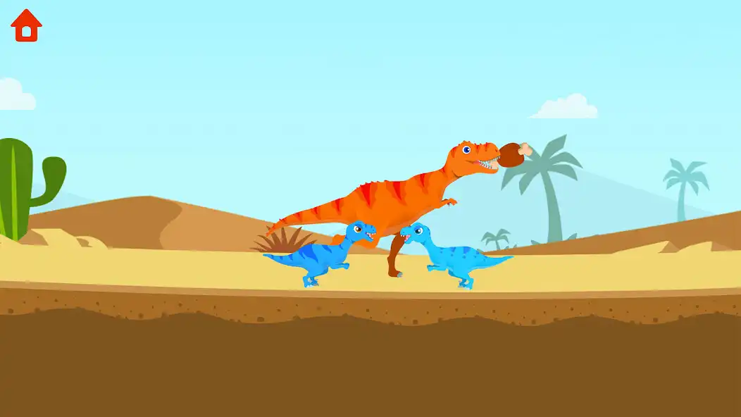 Play Dinosaur Island:Games for kids as an online game Dinosaur Island:Games for kids with UptoPlay