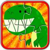 Free play online Dinosaur Jigsaw Puzzles Brain Games for Kids FREE APK