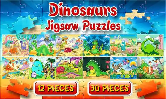 Play Dinosaur Jigsaw Puzzles Brain Games for Kids FREE
