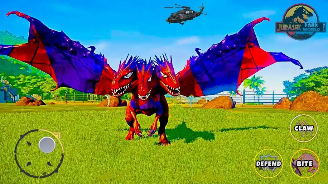 Play Dinosaur park: Jurassic Game as an online game Dinosaur park: Jurassic Game with UptoPlay