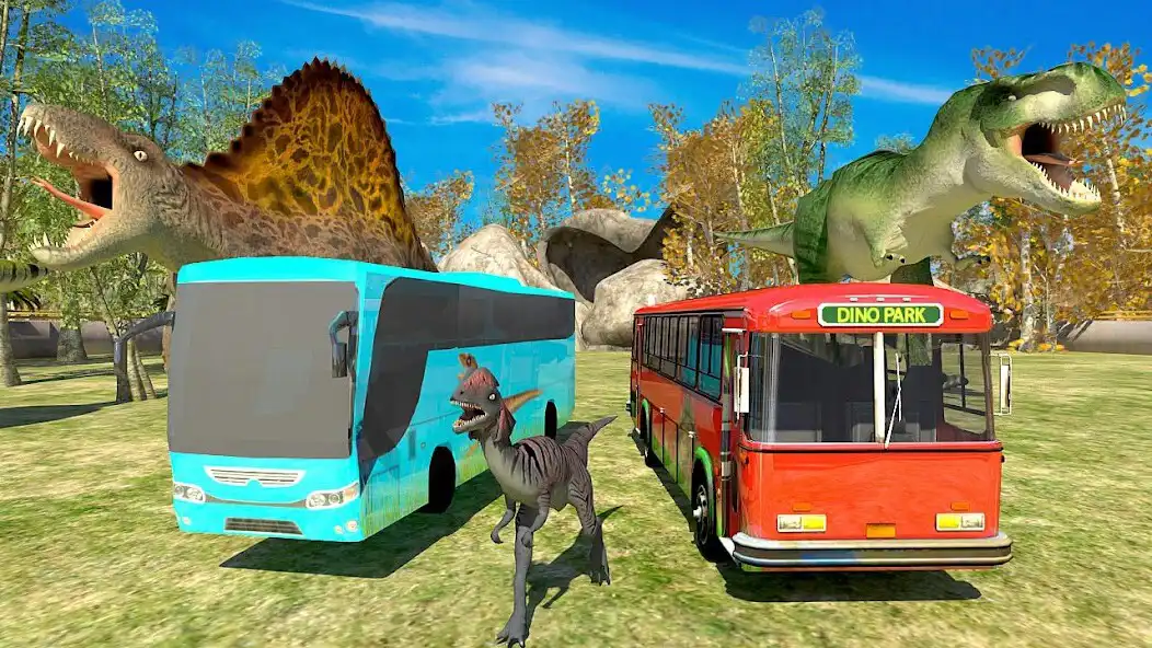 Play Dinosaur Park: Tour Bus Driving  and enjoy Dinosaur Park: Tour Bus Driving with UptoPlay