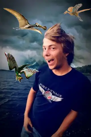 Play Dinosaur Photo Sticker as an online game Dinosaur Photo Sticker with UptoPlay