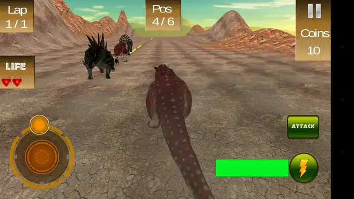 Play Dinosaur Racing 3D