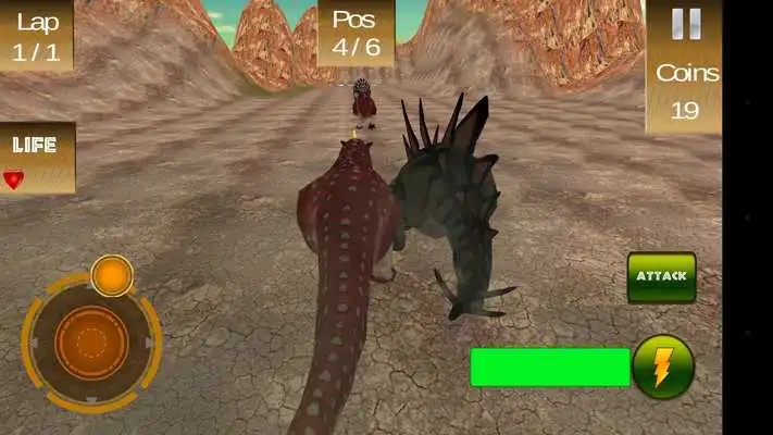 Play Dinosaur Racing 3D