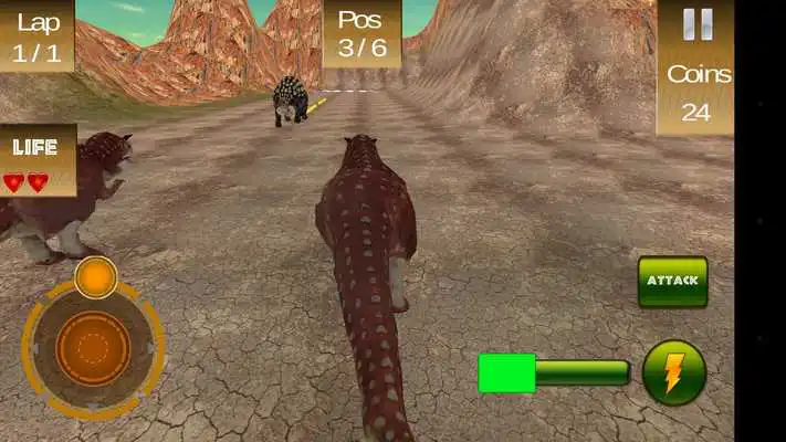 Play Dinosaur Racing 3D