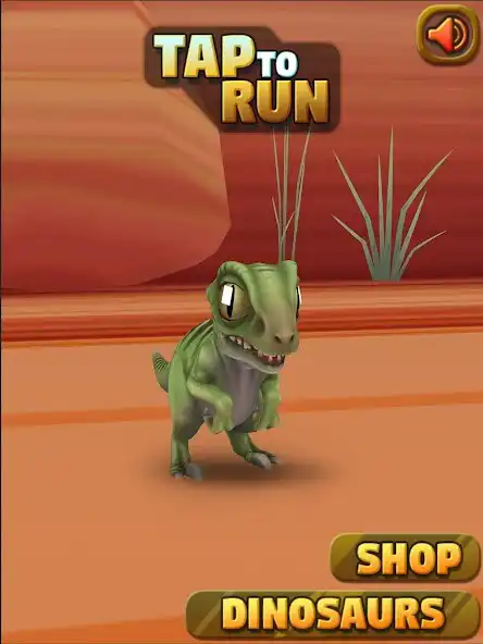 Play Dinosaur Run 3D as an online game Dinosaur Run 3D with UptoPlay