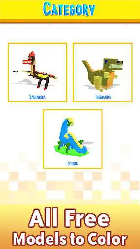 Play Dinosaurs 3D Color by Number  and enjoy Dinosaurs 3D Color by Number with UptoPlay