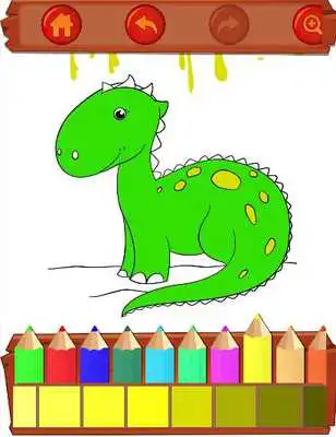 Play Dinosaurs Coloring and Painting Book