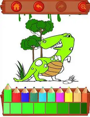 Play Dinosaurs Coloring and Painting Book