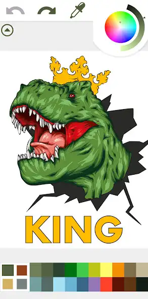Play Dinosaurs Coloring Book Dino as an online game Dinosaurs Coloring Book Dino with UptoPlay