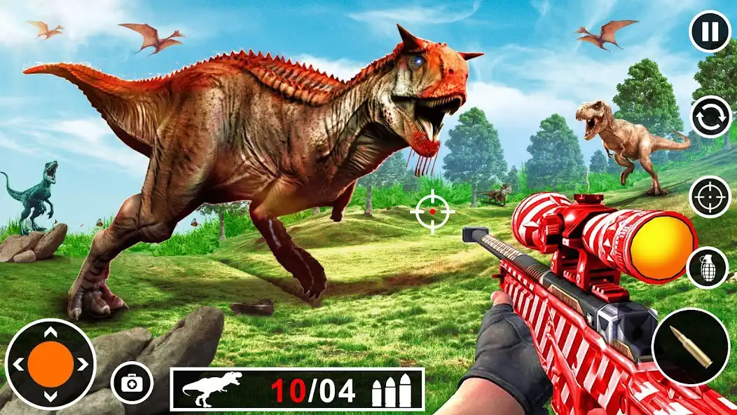 Play Dinosaur Shooting Games 3D  and enjoy Dinosaur Shooting Games 3D with UptoPlay