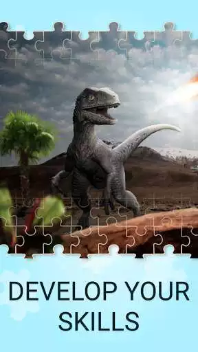Play Dinosaurs Jigsaw Puzzles Games as an online game Dinosaurs Jigsaw Puzzles Games with UptoPlay