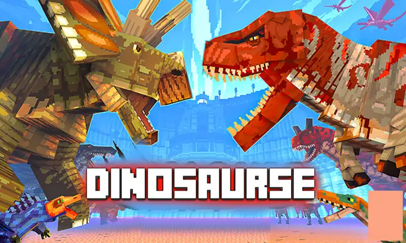 Play Dinosaurs Mod for Minecraft PE  and enjoy Dinosaurs Mod for Minecraft PE with UptoPlay