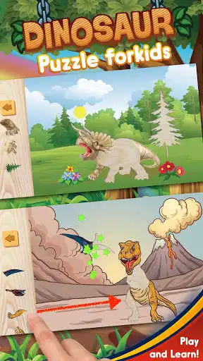 Play Dinosaurs Puzzles For Kids