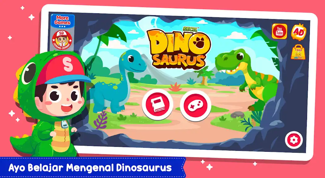Play Dinosaurus Ensiklopedia  and enjoy Dinosaurus Ensiklopedia with UptoPlay