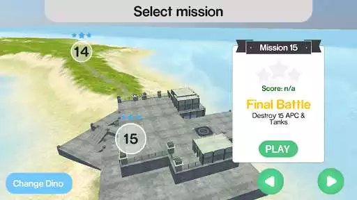 Play Dinosaur War in the Tropics as an online game Dinosaur War in the Tropics with UptoPlay