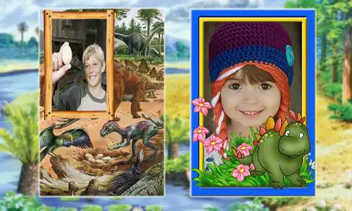 Play Dinosaur World Photo Frame as an online game Dinosaur World Photo Frame with UptoPlay