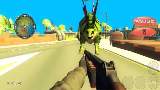 Play Dino Sniper Hunt City