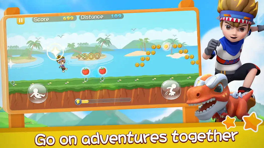 Play Dino Trainers Parkour as an online game Dino Trainers Parkour with UptoPlay