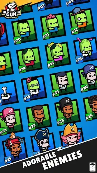 Play Dino with a Gun (Survivor IO) as an online game Dino with a Gun (Survivor IO) with UptoPlay
