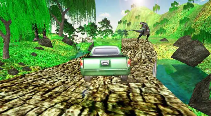 Play Dino World Jeep Driving Game 2018