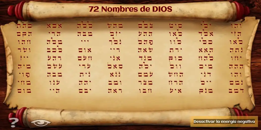 Play Dios 72 Nombres as an online game Dios 72 Nombres with UptoPlay