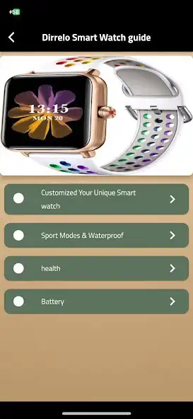 Play Dirrelo Smart Watch guide  and enjoy Dirrelo Smart Watch guide with UptoPlay