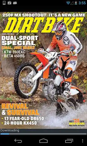 Play APK DIRT BIKE MAGAZINE  and enjoy DIRT BIKE MAGAZINE with UptoPlay com.texterity.android.DirtBikeMagazine