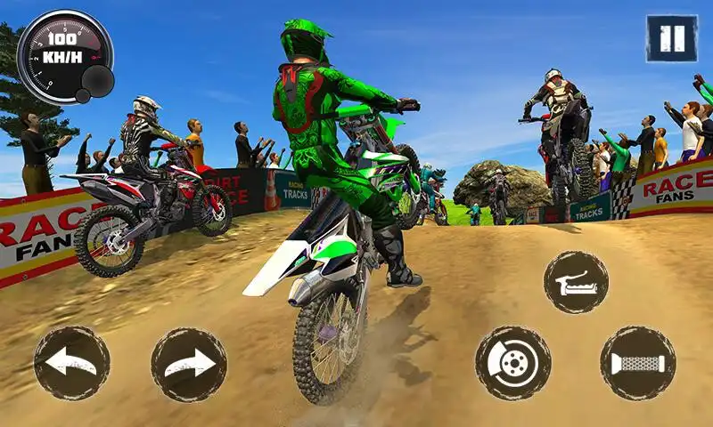 Play Dirt Track Racing Trail Bike as an online game Dirt Track Racing Trail Bike with UptoPlay
