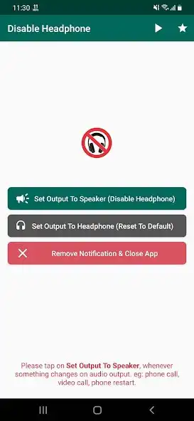 Play Disable Headphone Fix Earphone as an online game Disable Headphone Fix Earphone with UptoPlay