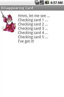 Play Disappearing Card Lite (Magic)