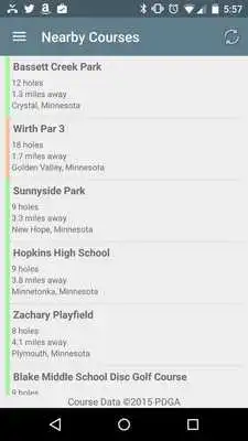 Play DiscBot Disc Golf App