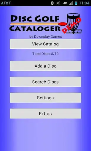 Play Disc Golf Cataloger Demo  and enjoy Disc Golf Cataloger Demo with UptoPlay