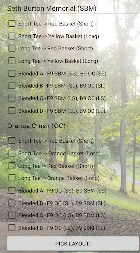 Play Disc Golf Course Layout Picker  and enjoy Disc Golf Course Layout Picker with UptoPlay