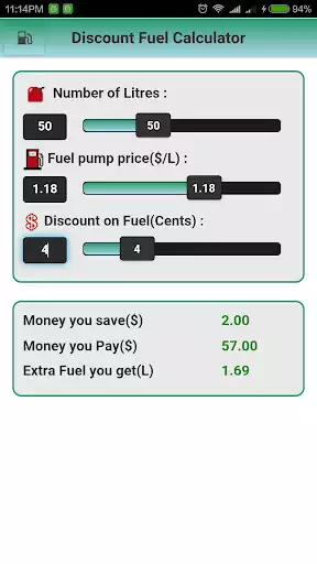 Play Discount Fuel Calculator as an online game Discount Fuel Calculator with UptoPlay
