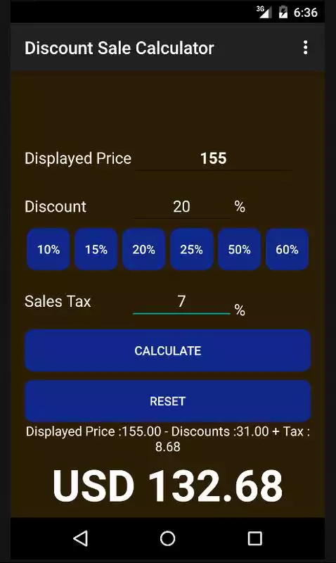 Play Discount Sale Calculator